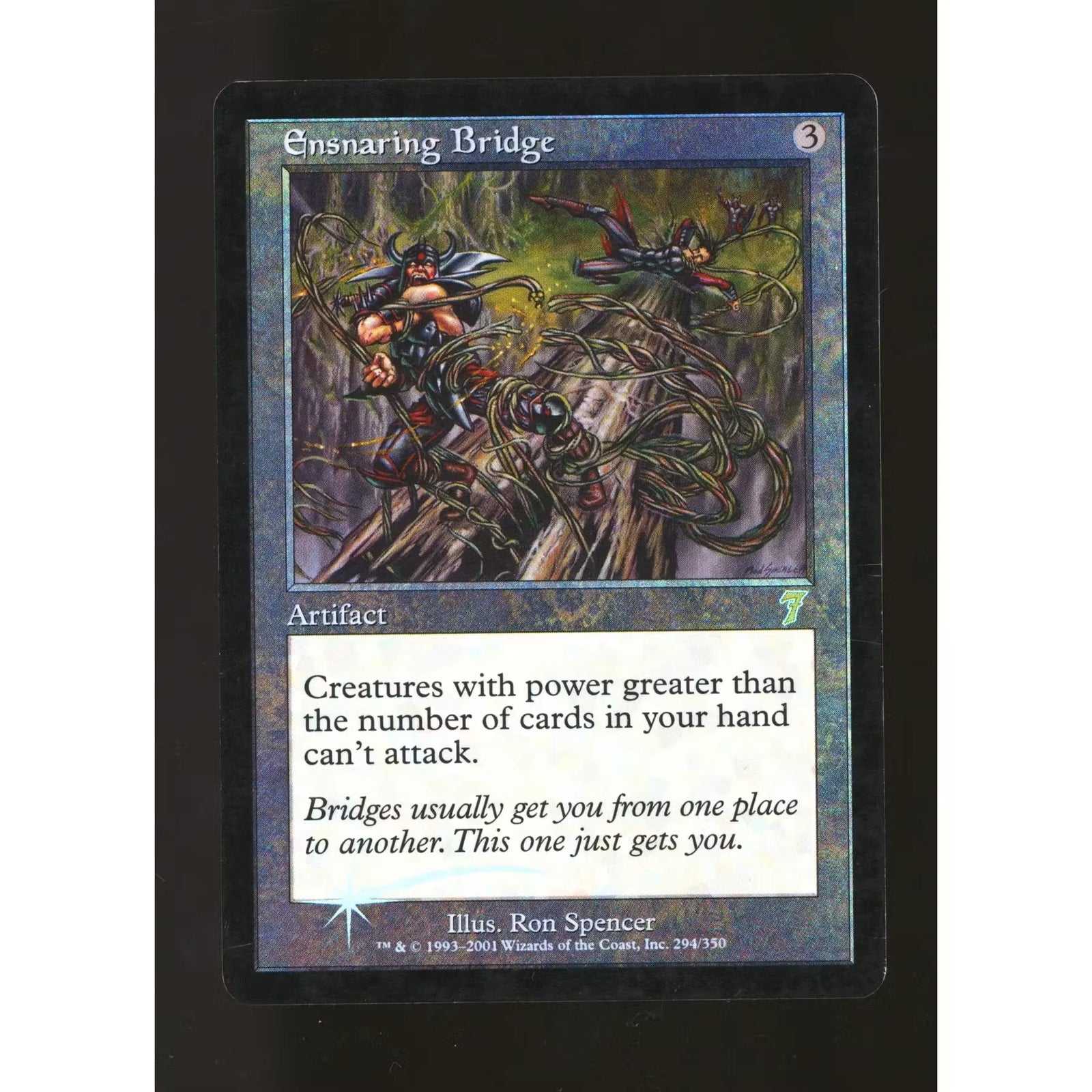 Magic the Gathering Ensnaring Bridge Foil | 7th Edition Rare