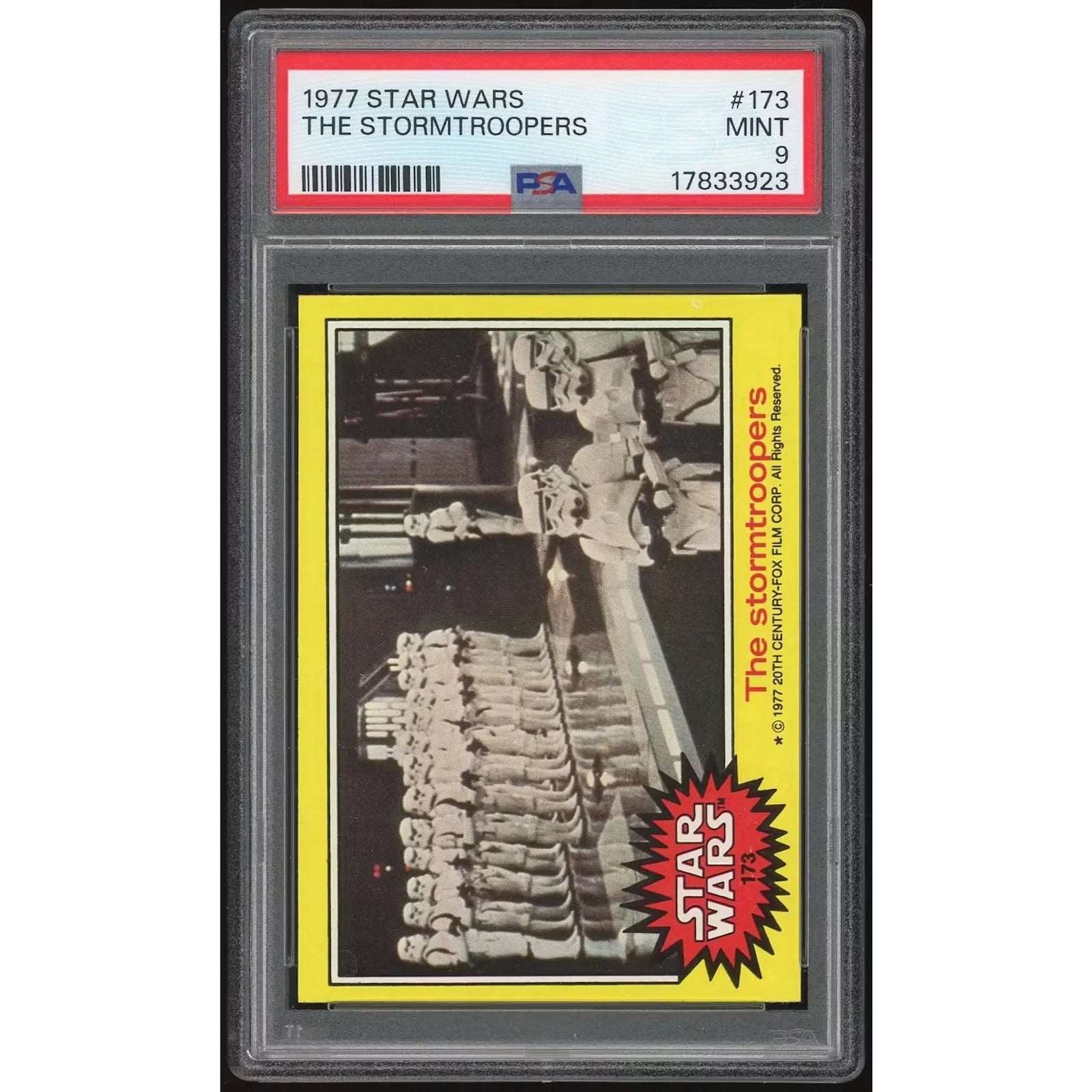 1977 Topps Star Wars #173 The Stormtroopers | PSA 9
