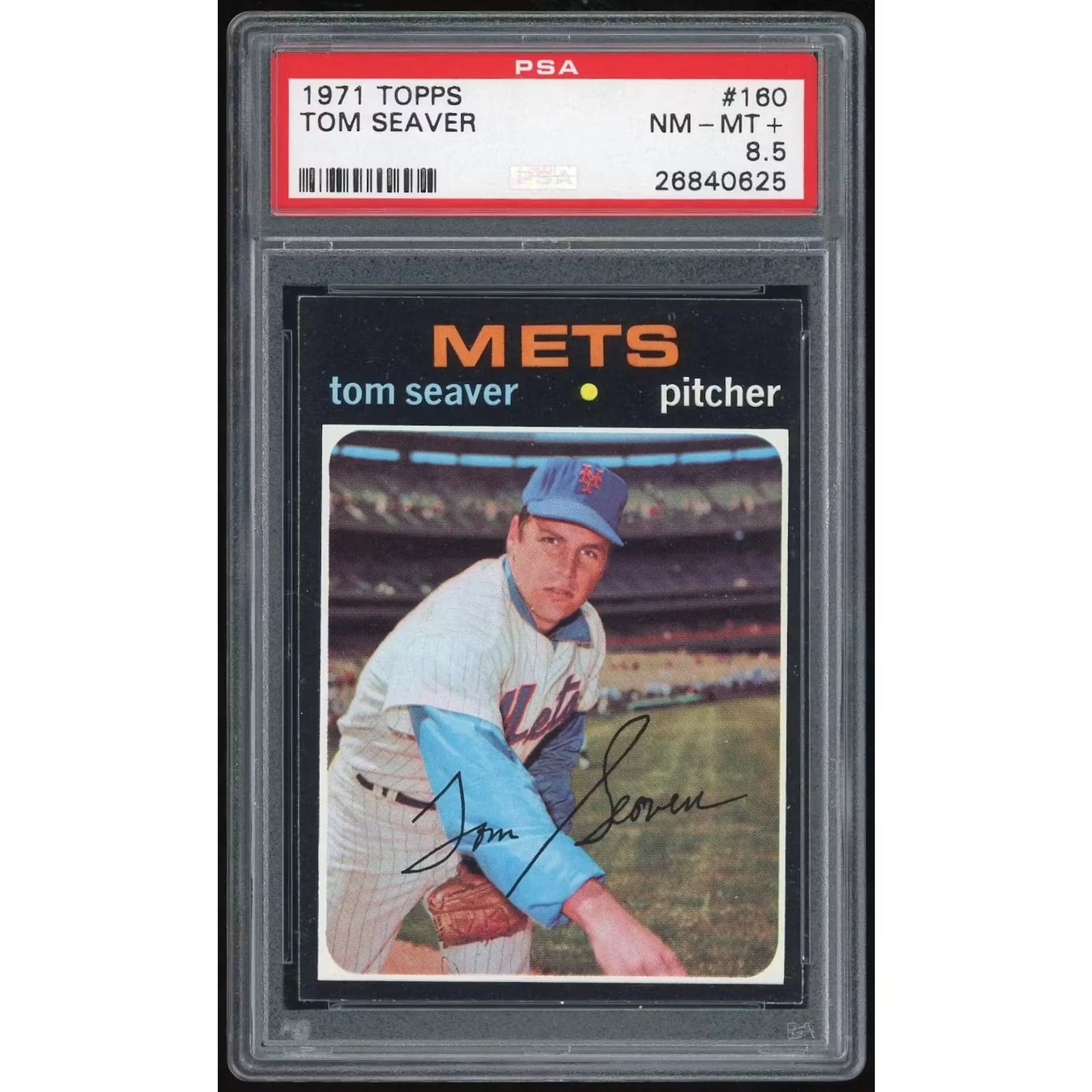 1971 Topps #160 Tom Seaver PSA 8.5 Baseball Card