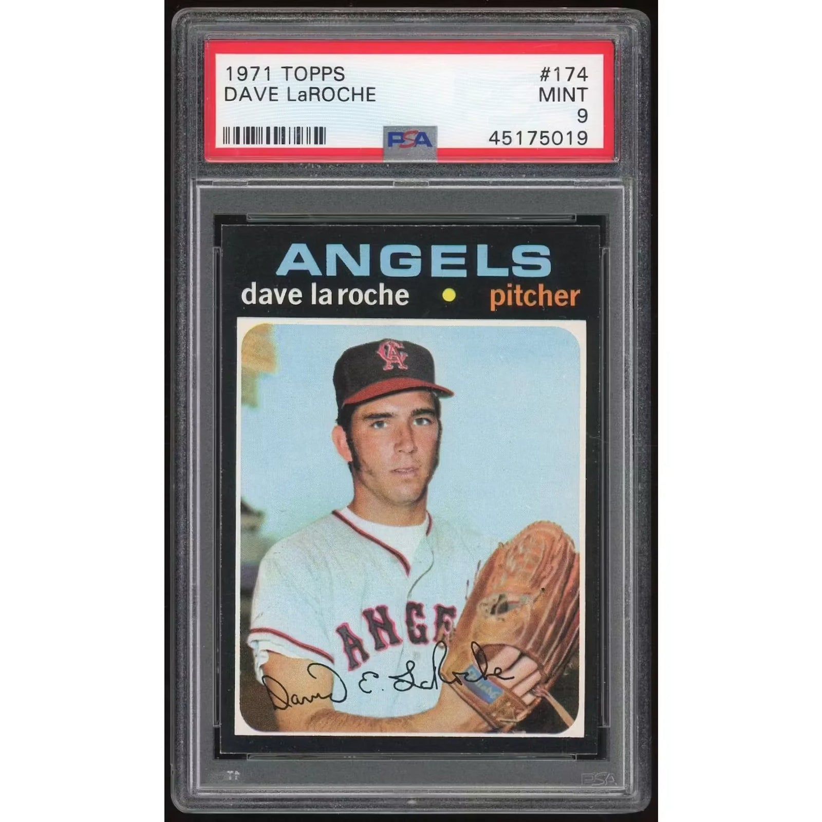 Dave LaRoche 1971 Topps #174 Rookie Card | PSA 9