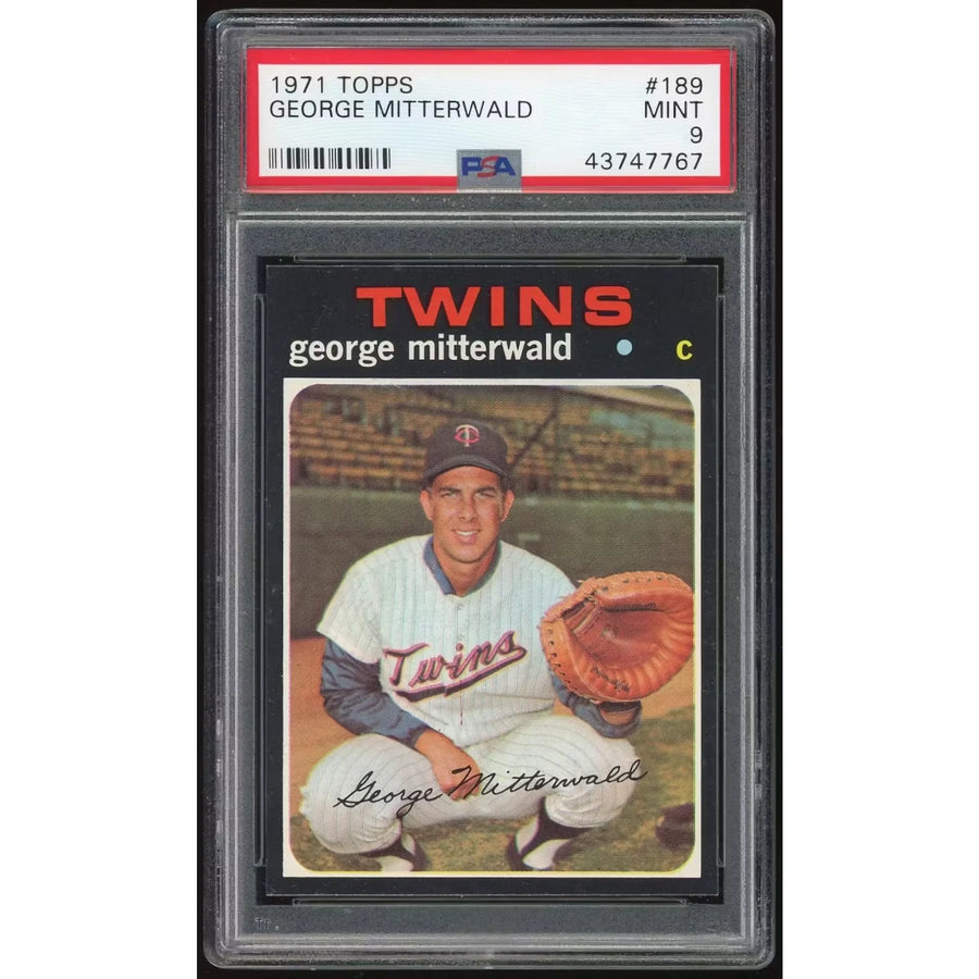 George Mitterwald 1971 Topps #189 | PSA 9