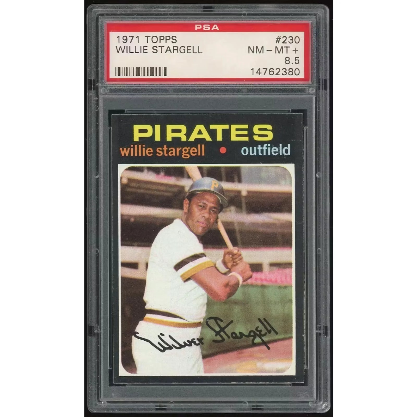 Willie Stargell 1971 Topps #230 Baseball Card | PSA 8.5