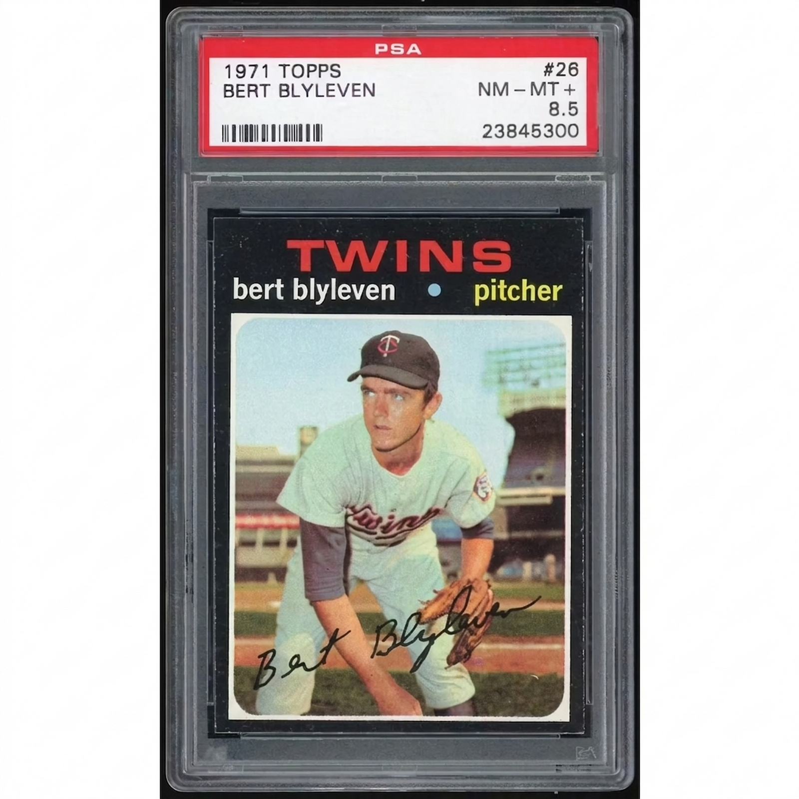 1971 Topps #26 Bert Blyleven Rookie Card | PSA 8.5