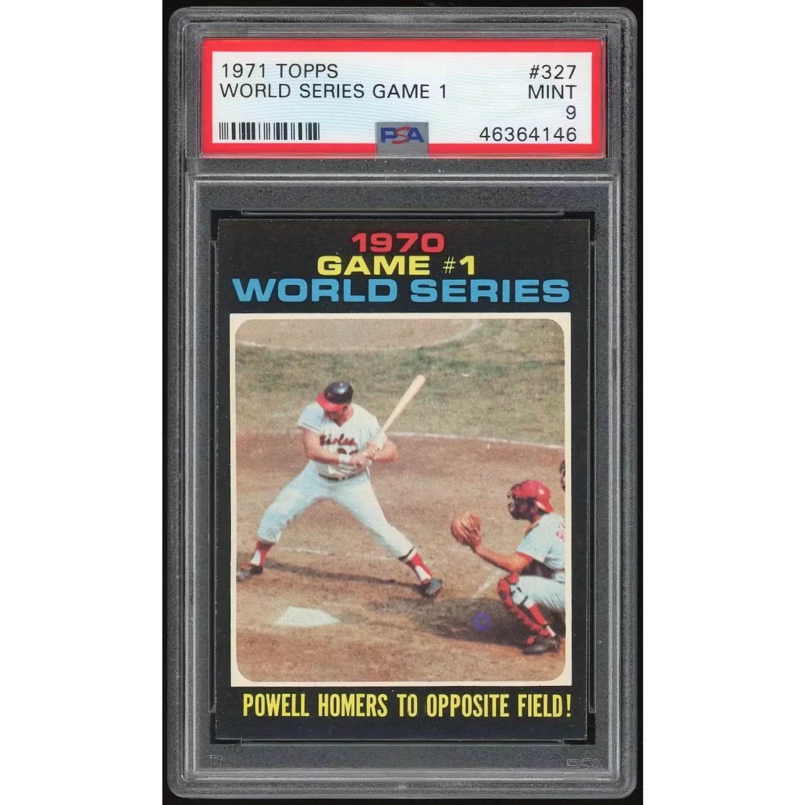 1971 Topps #327 World Series Game 1 | PSA 9