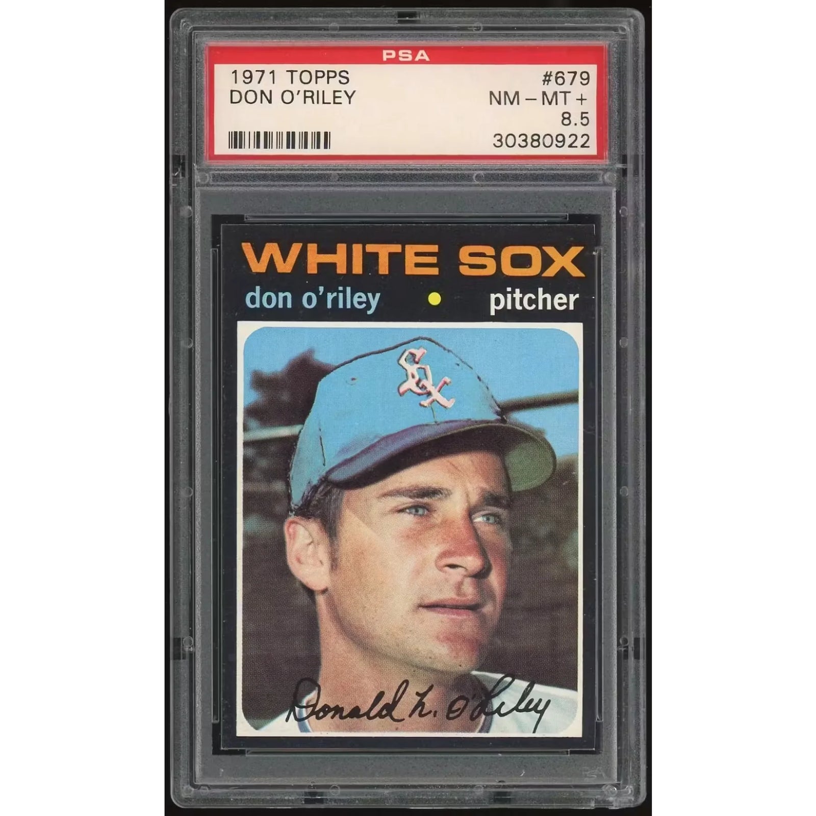 1971 Topps #679 Don O'Riley Baseball Card | PSA 8.5