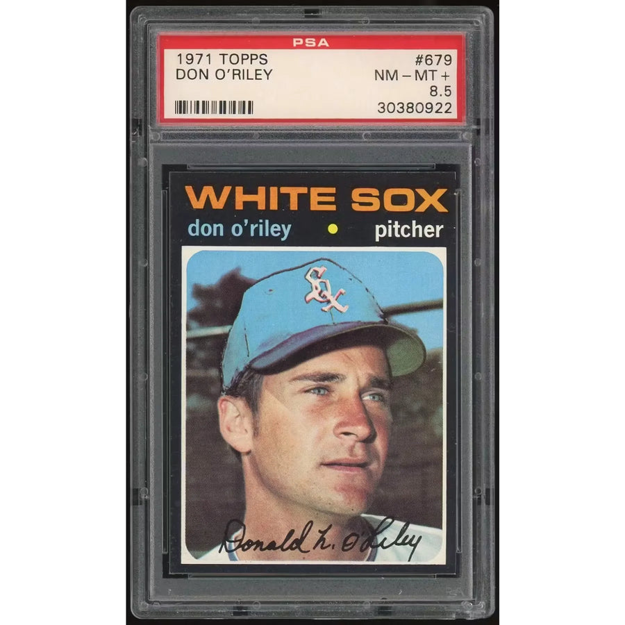 1971 Topps #679 Don O'Riley Baseball Card | PSA 8.5