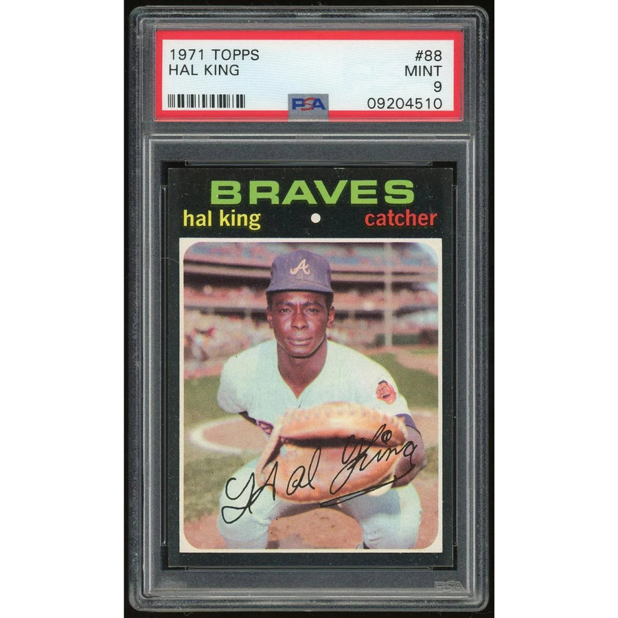 1971 Topps #88 Hal King Baseball Card | PSA 9