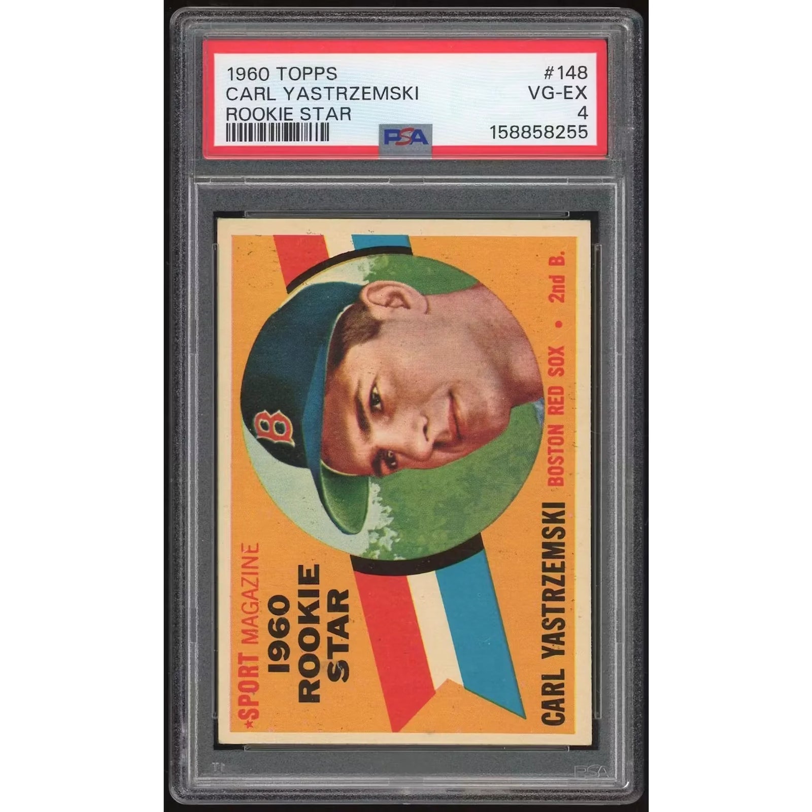 Carl Yastrzemski 1960 Topps #148 Rookie Card | PSA 4