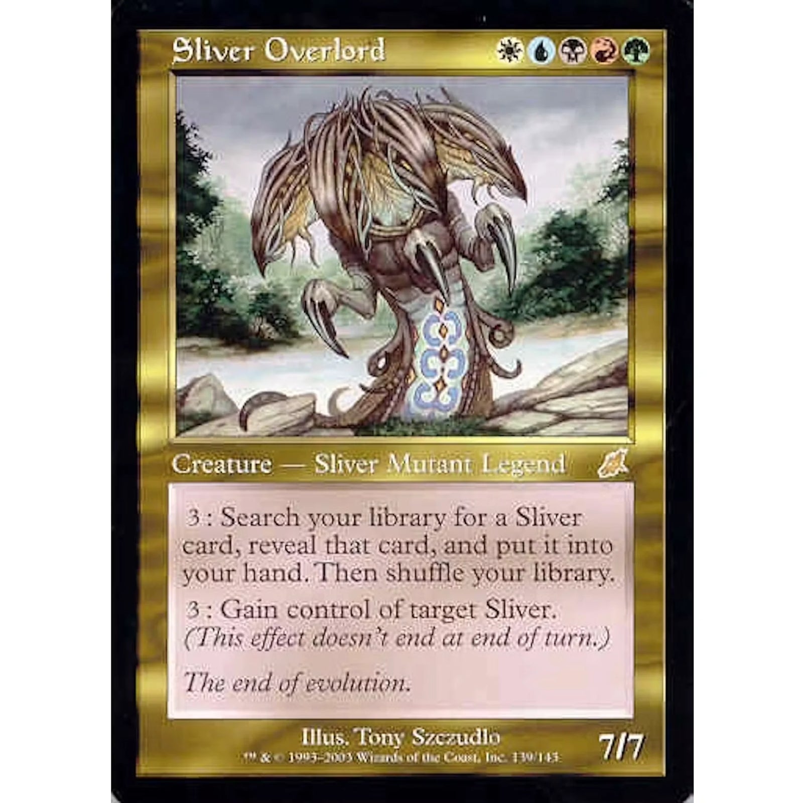 Magic the Gathering Sliver Overlord | Scourge Rare Near Mint