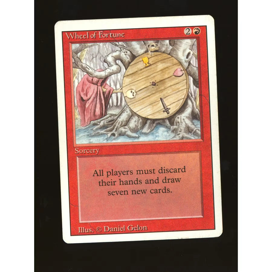 Wheel of Fortune Magic the Gathering 3rd Edition Revised | Moderately Played