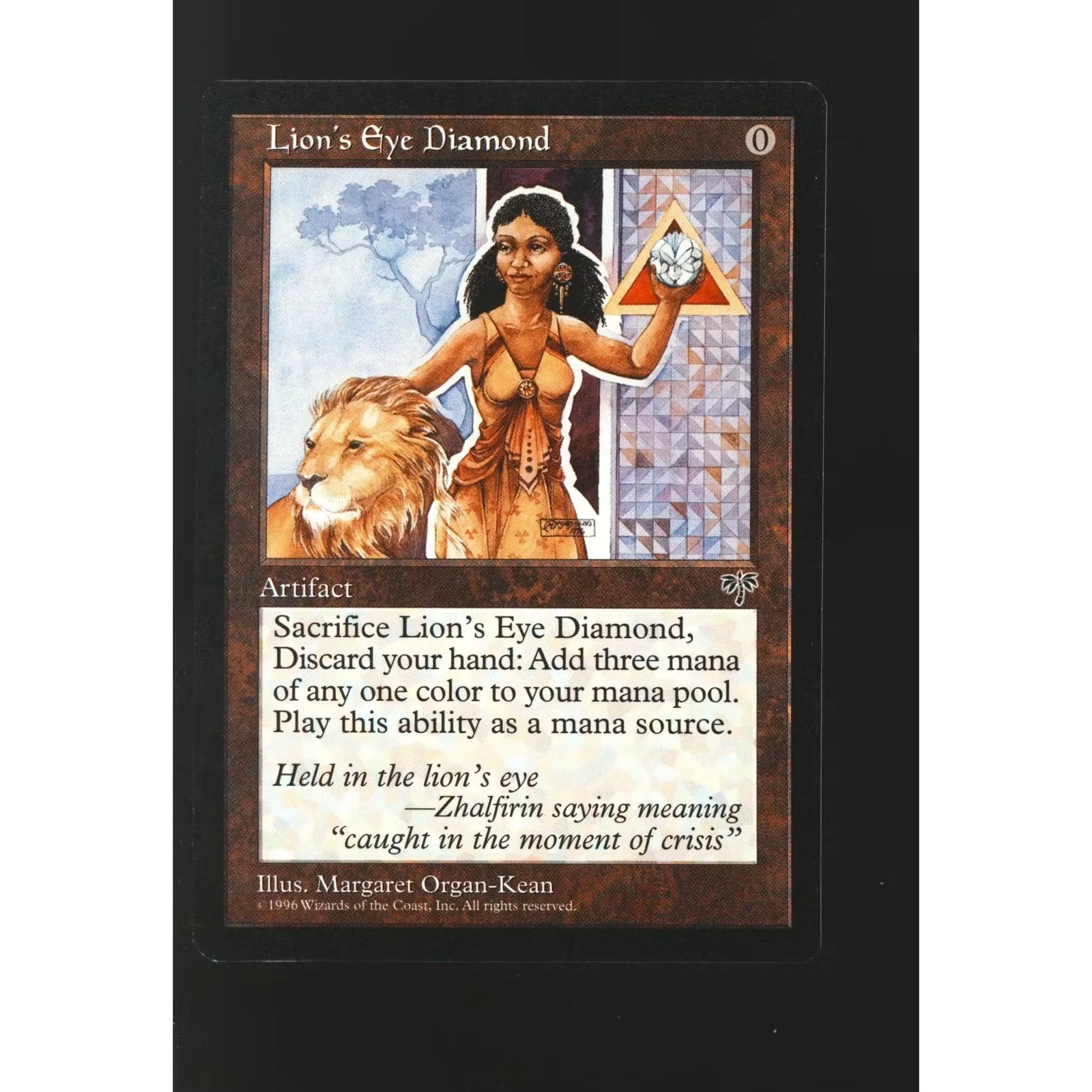 Magic the Gathering Lion's Eye Diamond | Mirage Rare Near Mint