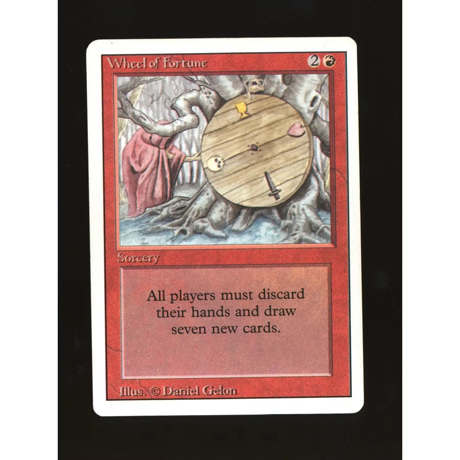 Magic the Gathering Wheel of Fortune | 3rd Edition Revised Single | Moderate Play