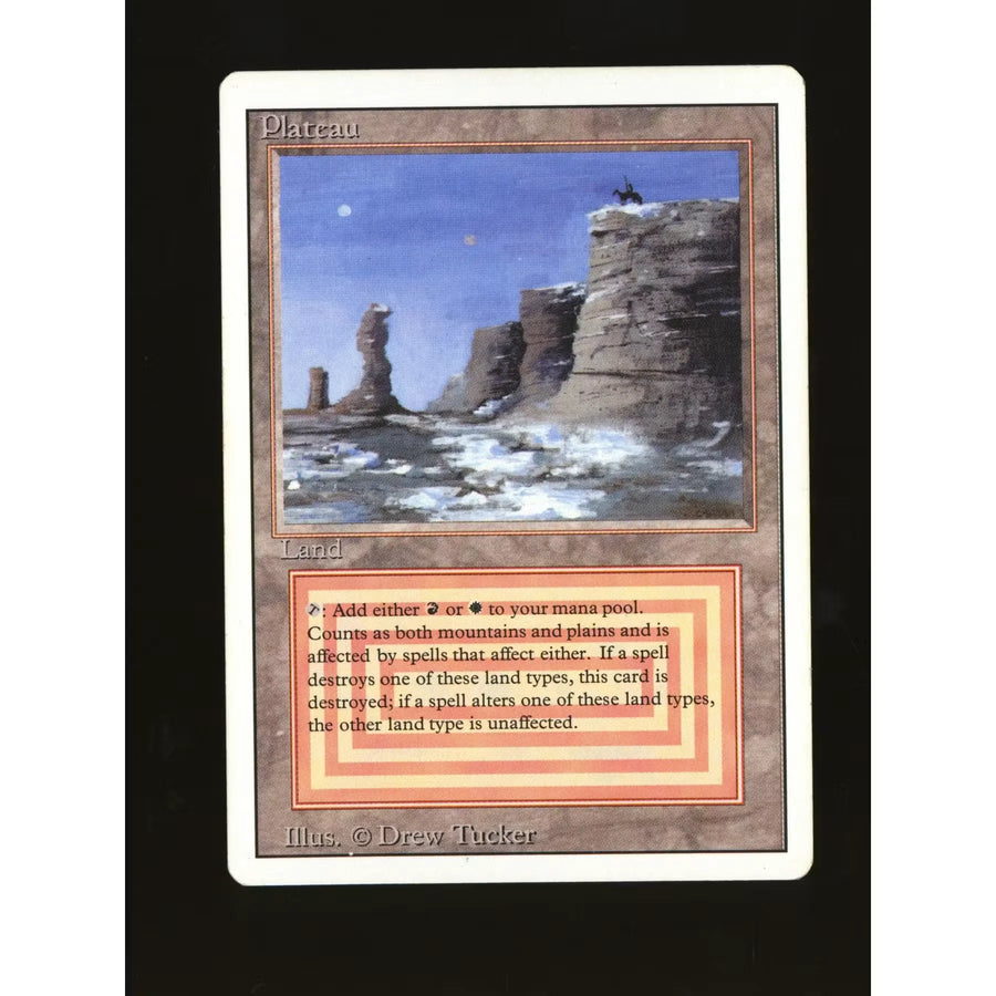 Magic the Gathering Plateau | 3rd Edition Revised, Moderately Played