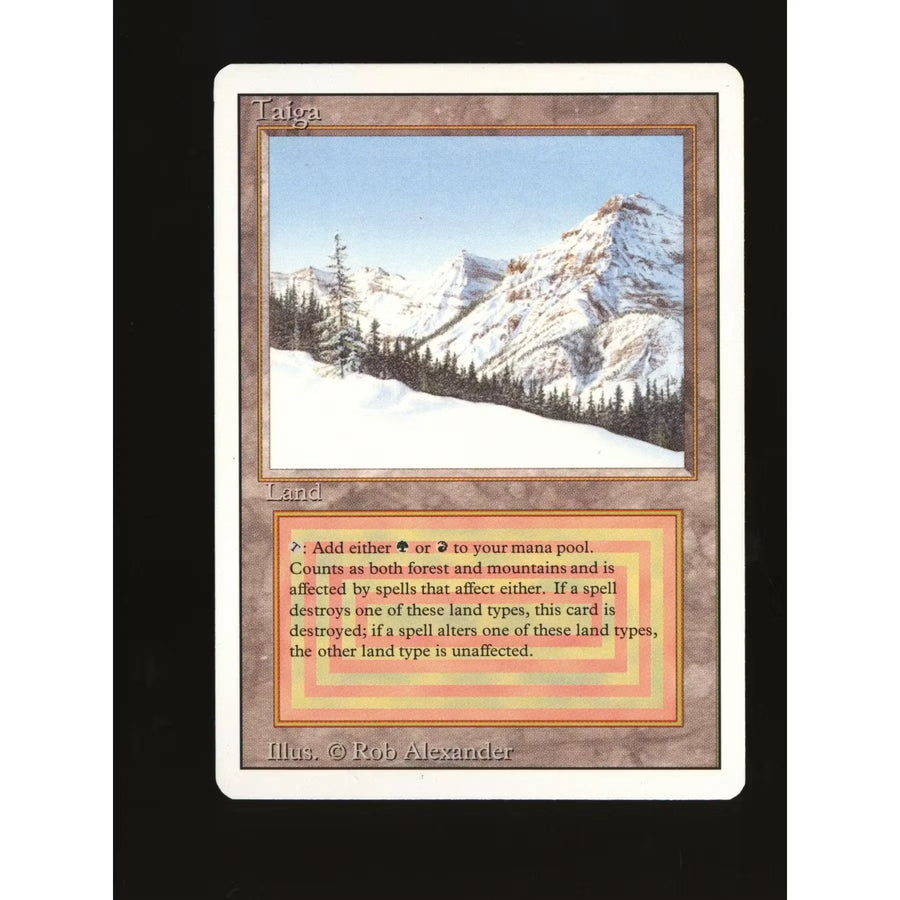 Magic the Gathering Taiga | 3rd Edition Revised Near Mint