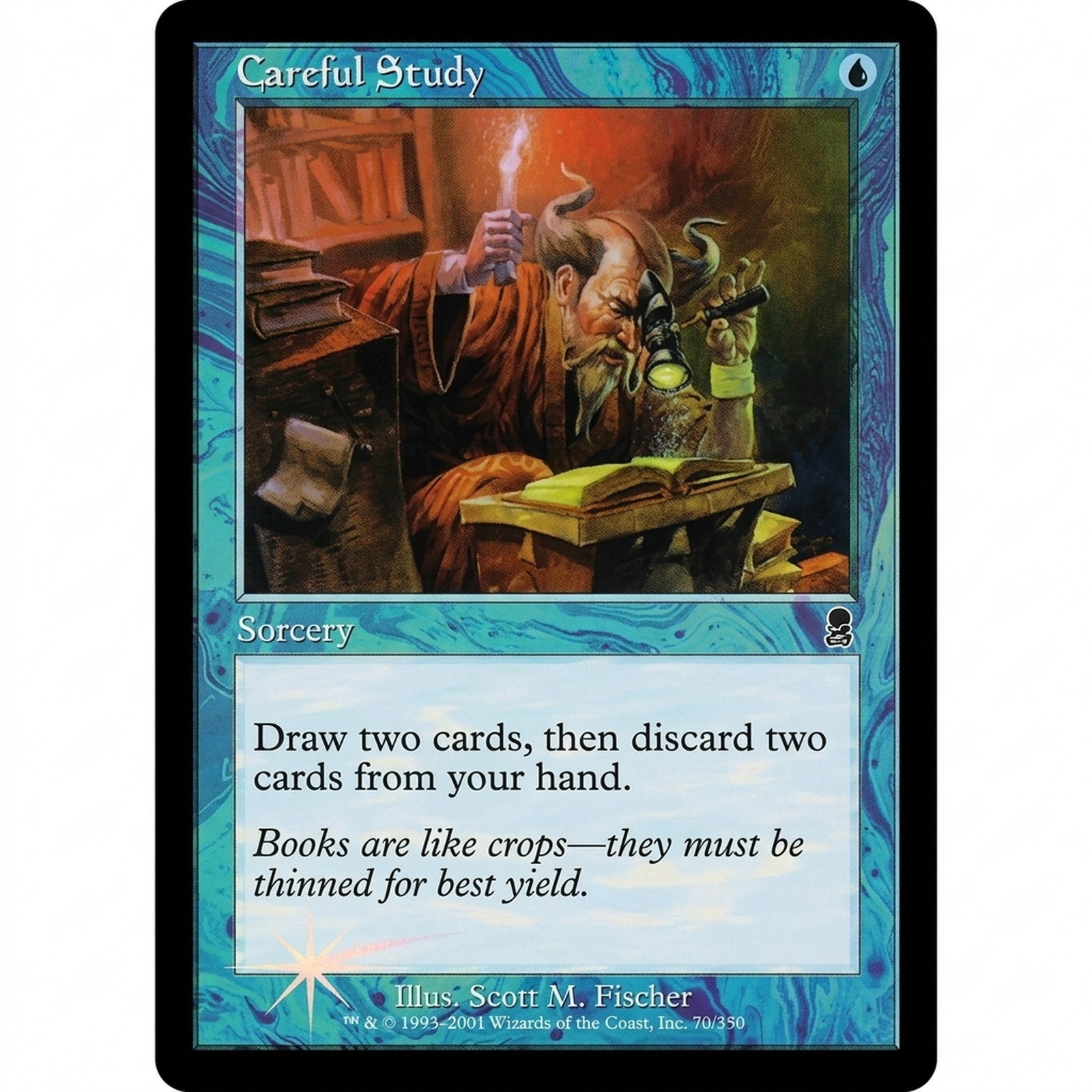 Magic the Gathering Careful Study Foil | Odyssey Set NM