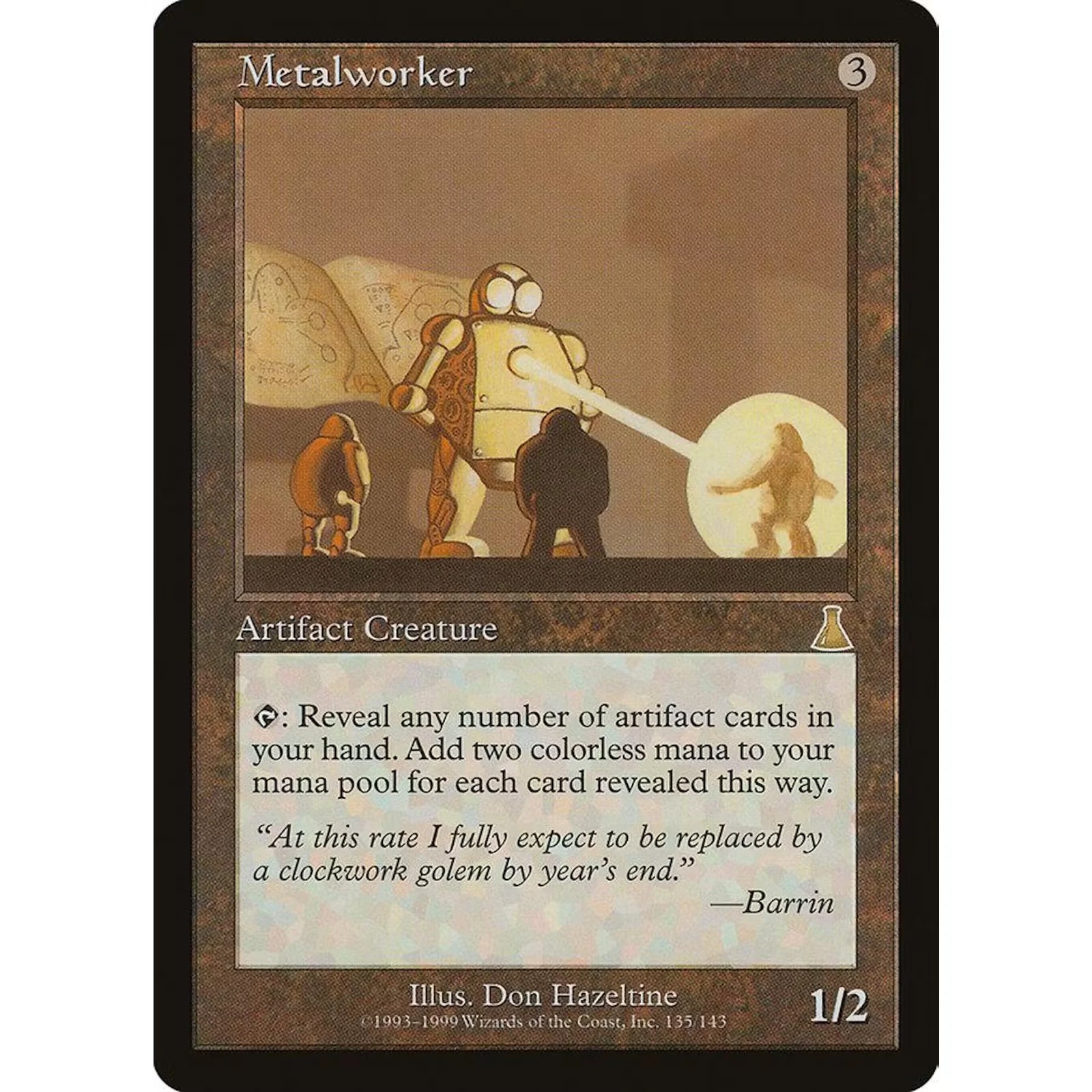 Magic the Gathering Metalworker | Urza's Destiny Rare