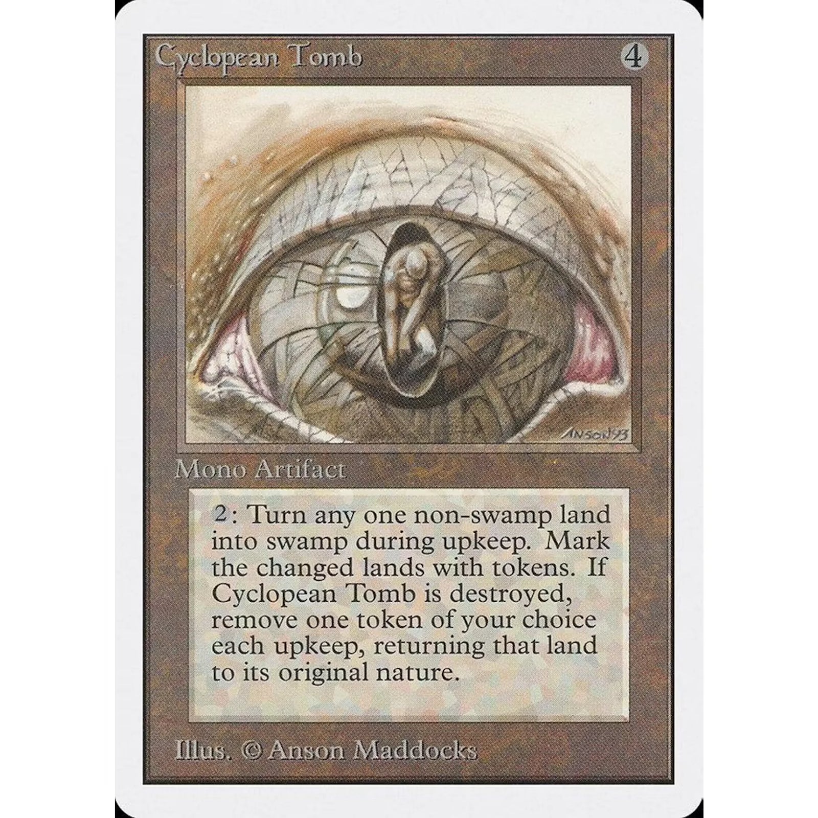 Magic the Gathering Cyclopean Tomb Unlimited | Heavily Played