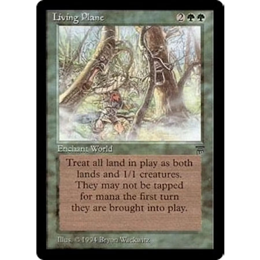 Living Plane Magic the Gathering Legends | Rare World Enchantment