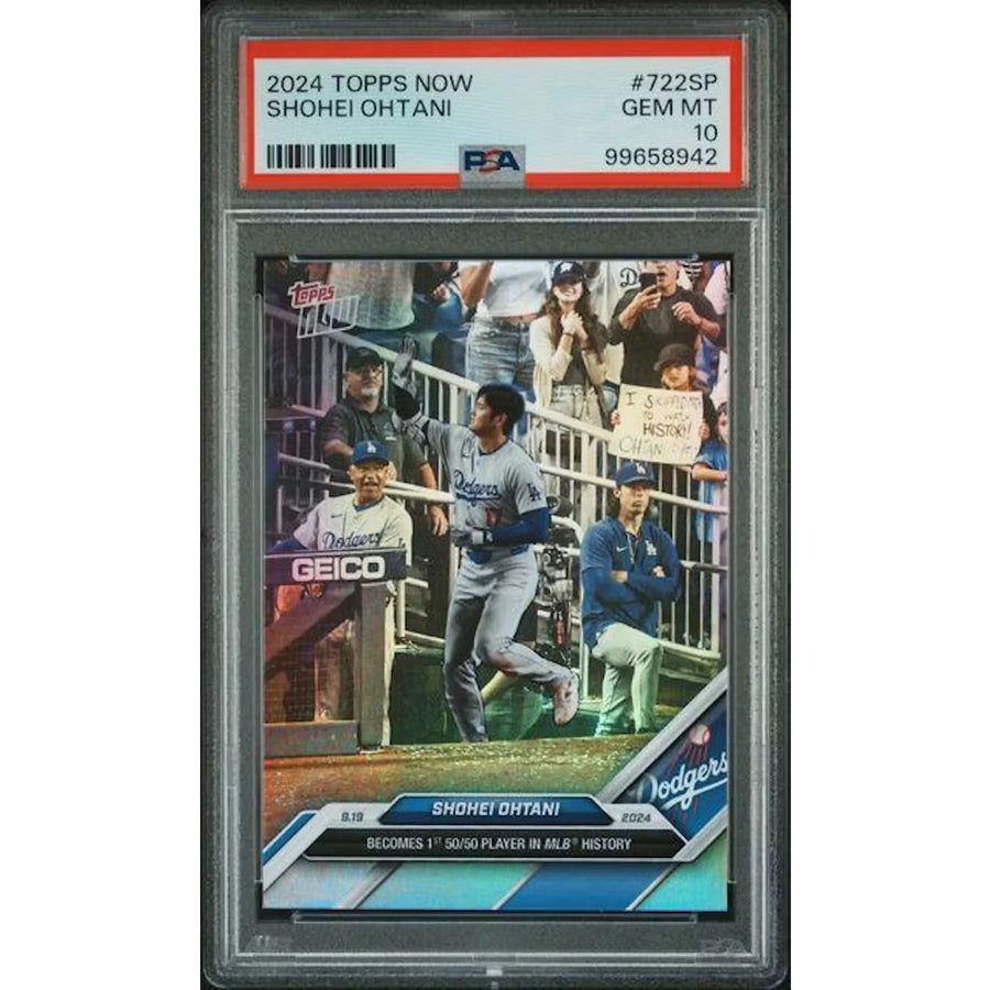Shohei Ohtani 2024 Topps Now SP Variation #722 | PSA 10