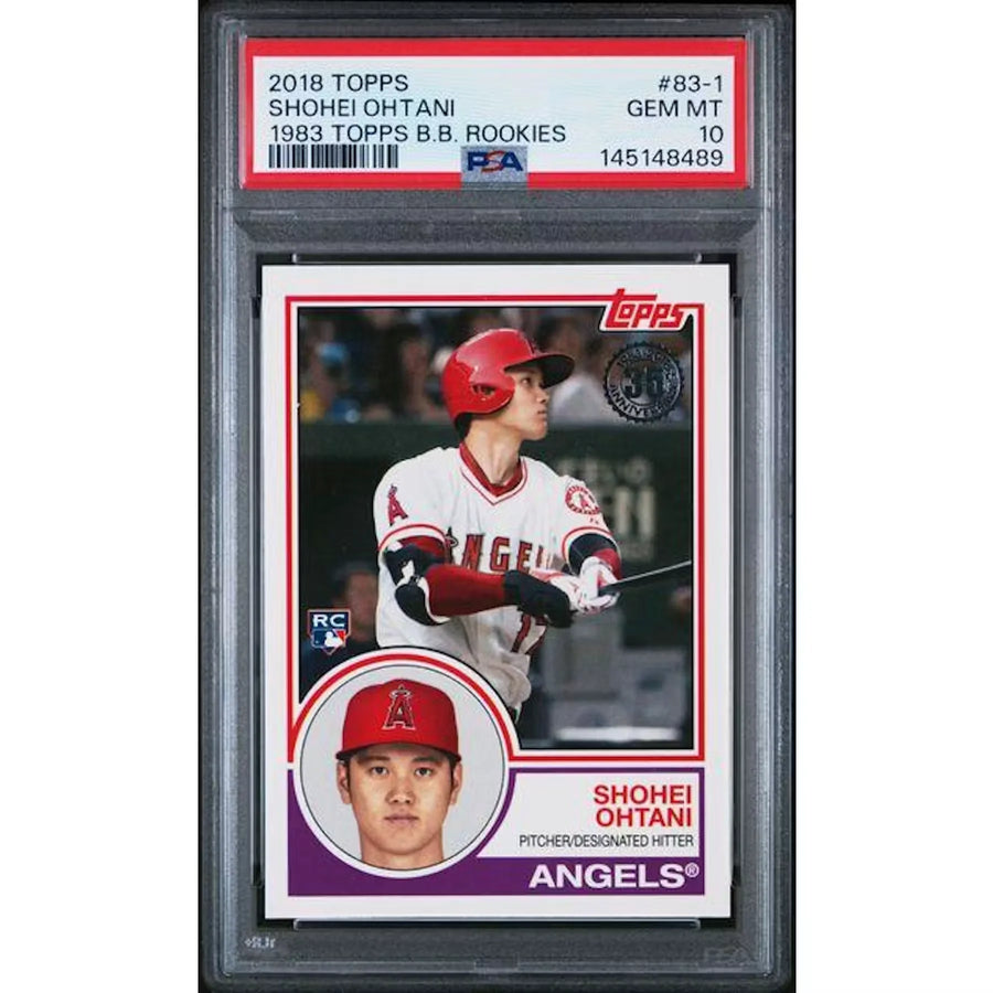 2018 Shohei Ohtani 1983 Baseball Rookies Card #83-1 | PSA 10