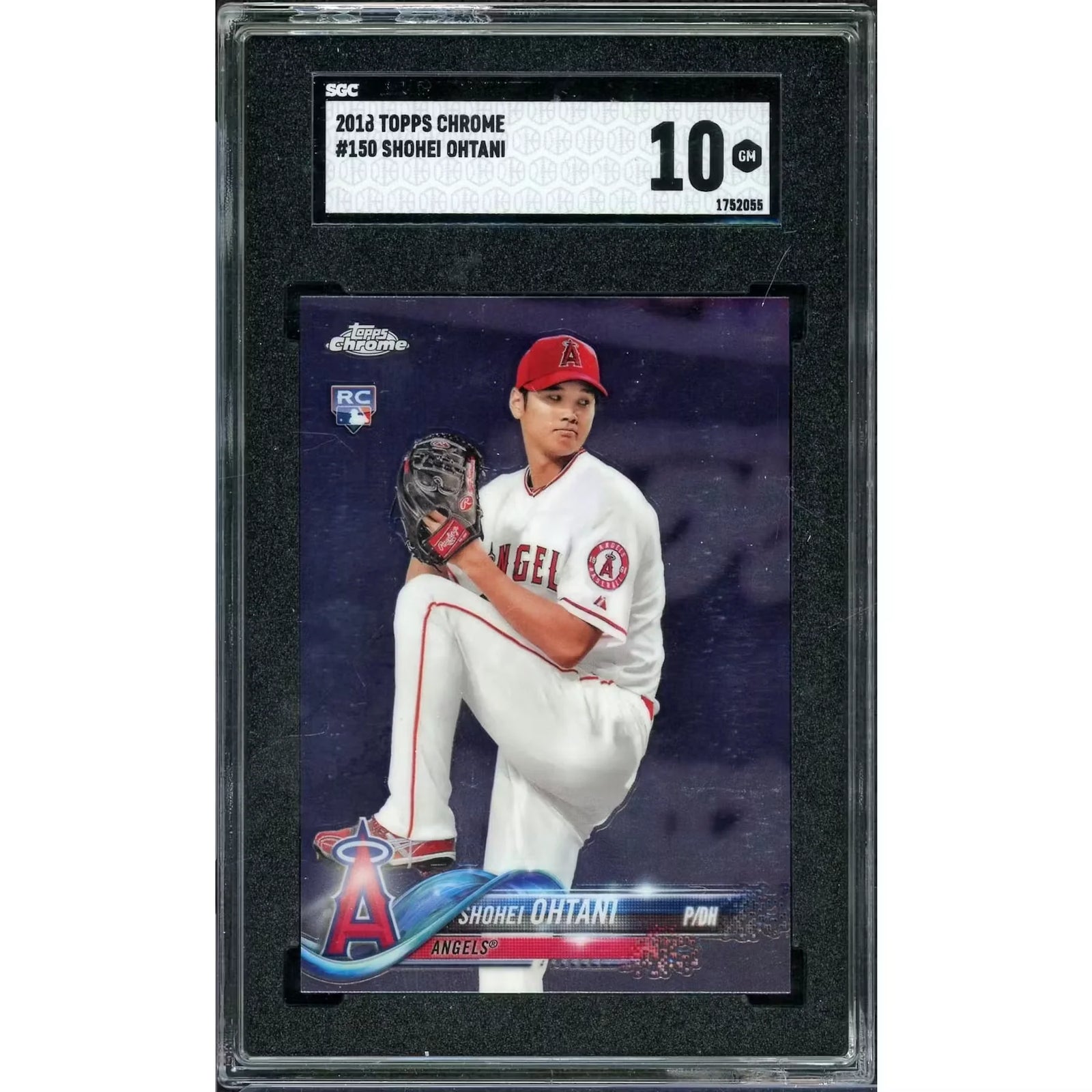 Shohei Ohtani 2018 Topps Chrome Rookie #150 | SGC 10