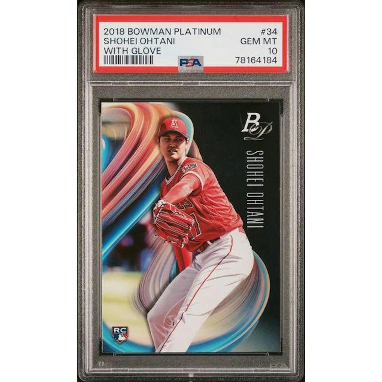 Shohei Ohtani 2018 Bowman Platinum Rookie Card #34 | PSA 10