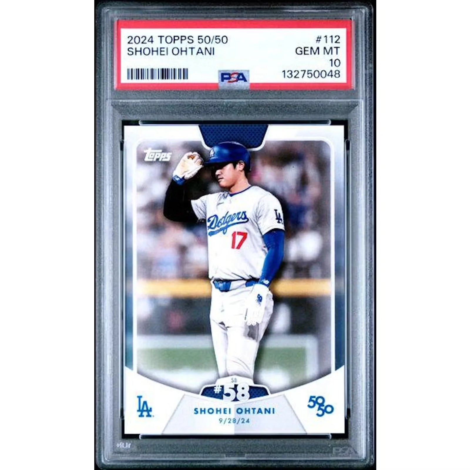 Shohei Ohtani 2024 Topps 50/50 #112 | PSA 10