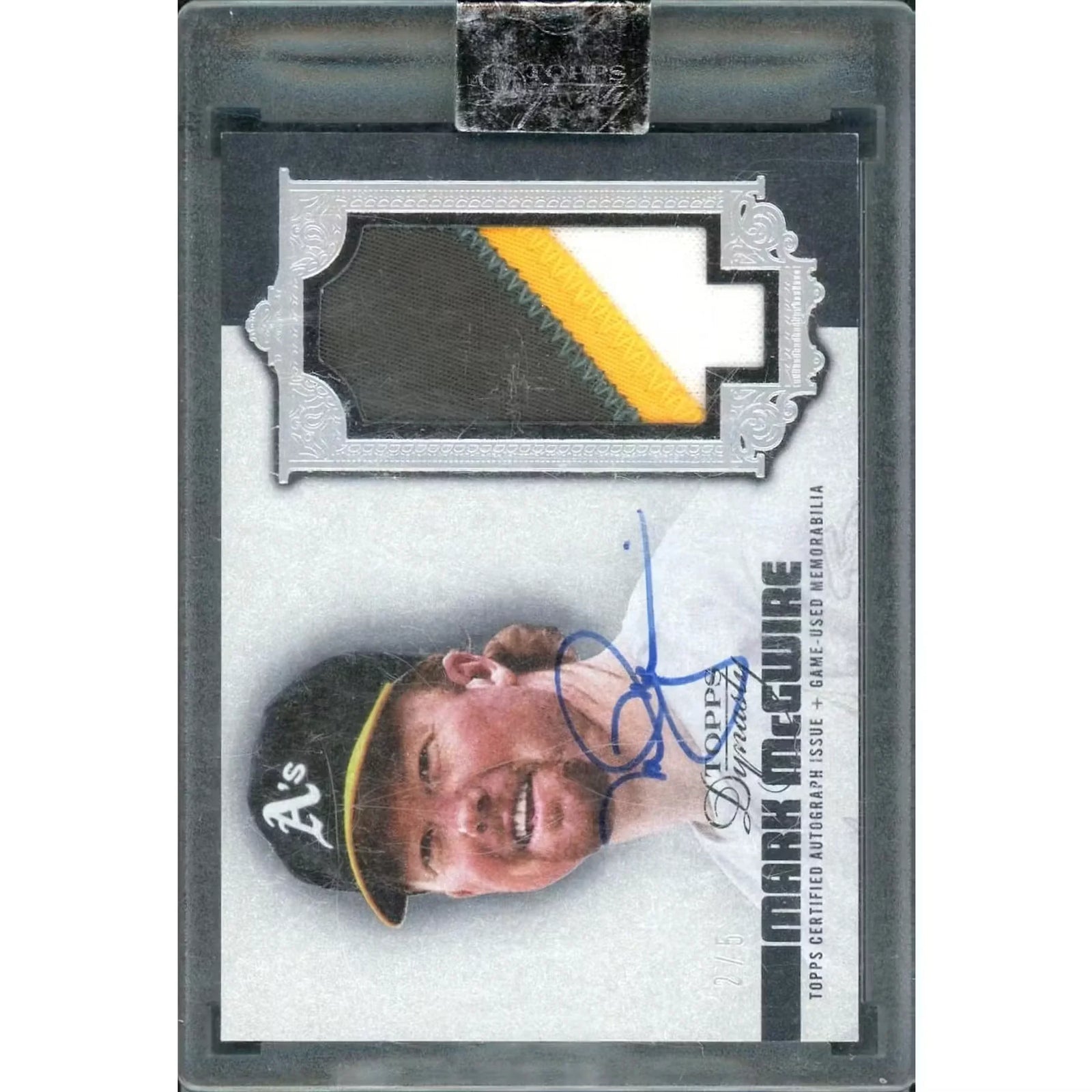 Mark McGwire Signed Patch Card | 2019 Topps Dynasty Auto/5