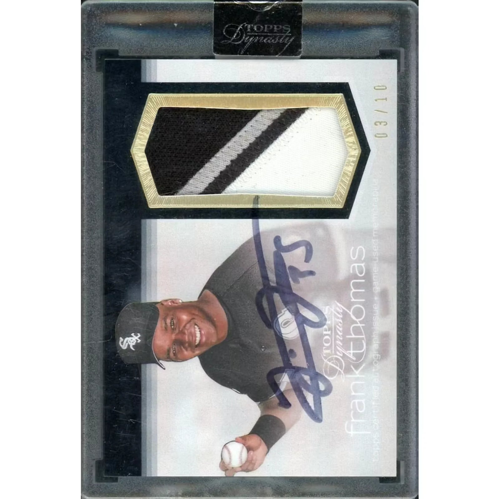 Frank Thomas Signed Patch Auto Card | 2018 Topps Dynasty #AP-FT4