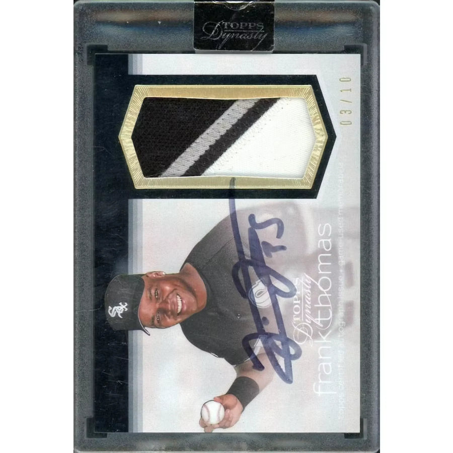 Frank Thomas Signed Patch Auto Card | 2018 Topps Dynasty #AP-FT4