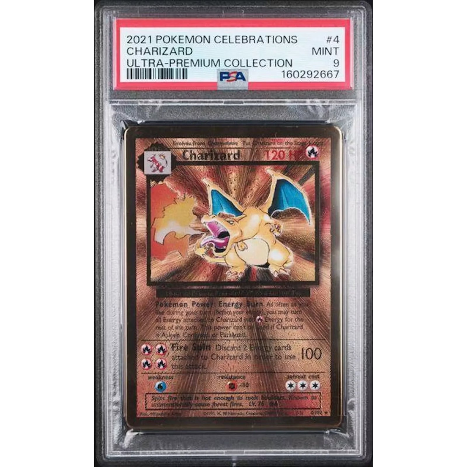 Charizard 2021 Pokemon Celebrations #4/102 | PSA 9 Graded