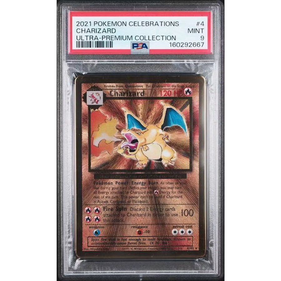 Charizard 2021 Pokemon Celebrations #4/102 | PSA 9 Graded