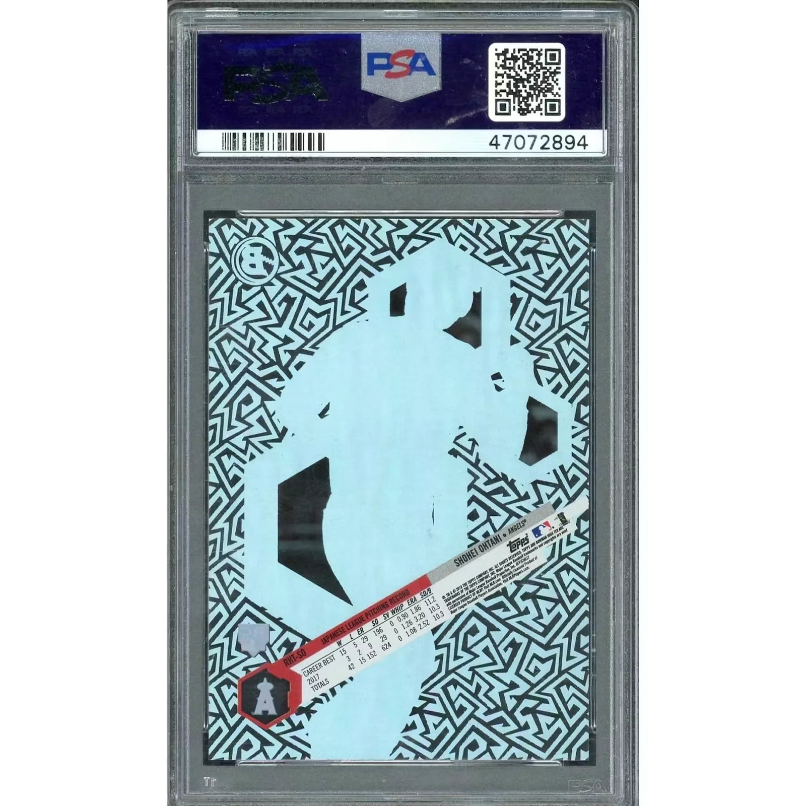 Shohei Ohtani 2018 Bowman High Tek Rookie Card #RHT-SO | PSA 10