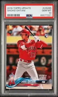 Shohei Ohtani 2018 Topps Update Rookie Card #US285 | PSA 10