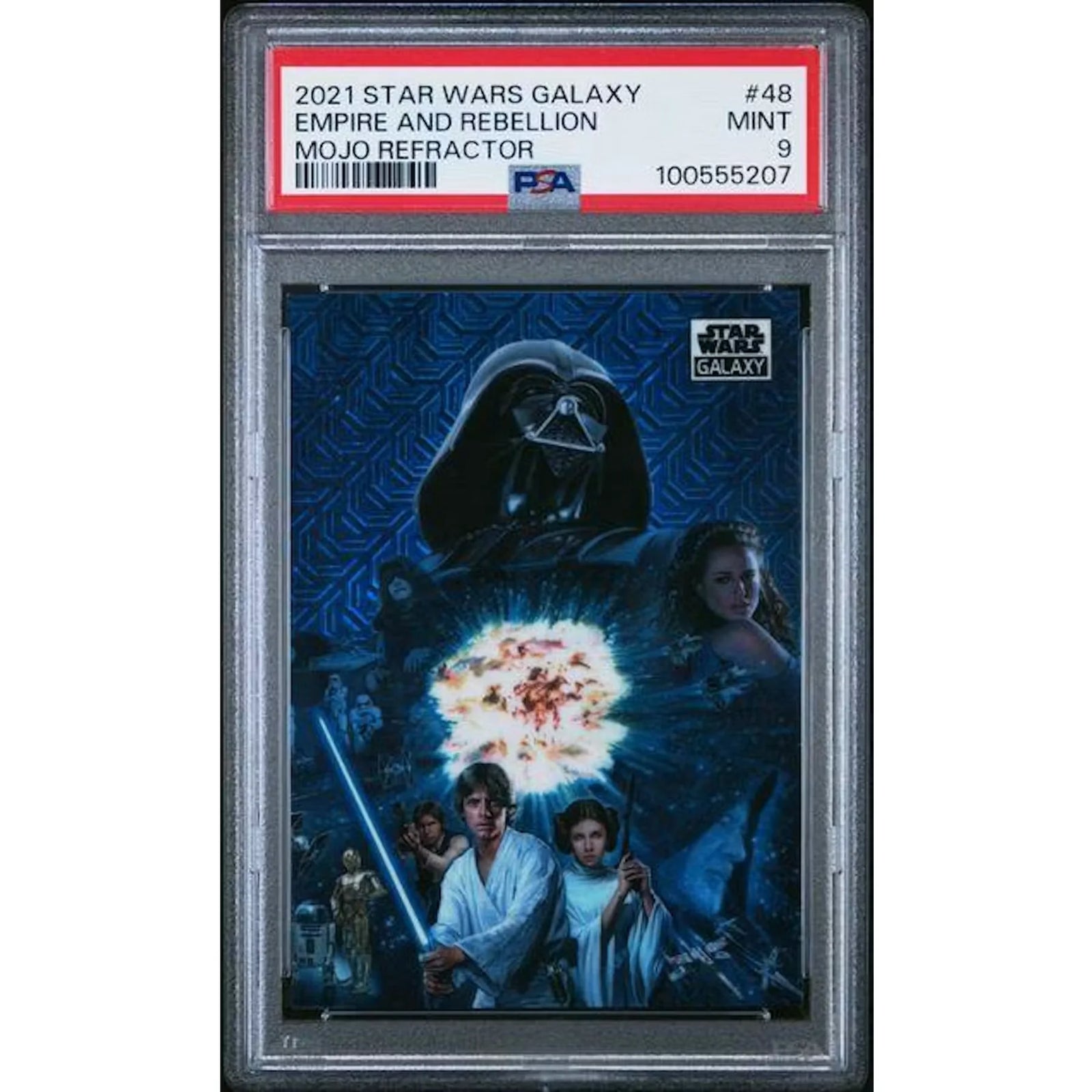 2021 Topps Chrome Galaxy Crushing the Rebels Mojo Card | PSA 10