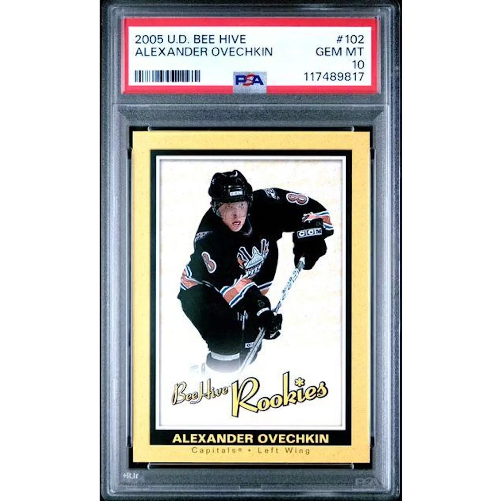 Alexander Ovechkin 2005-06 Upper Deck Beehive Rookie #102 | PSA 10