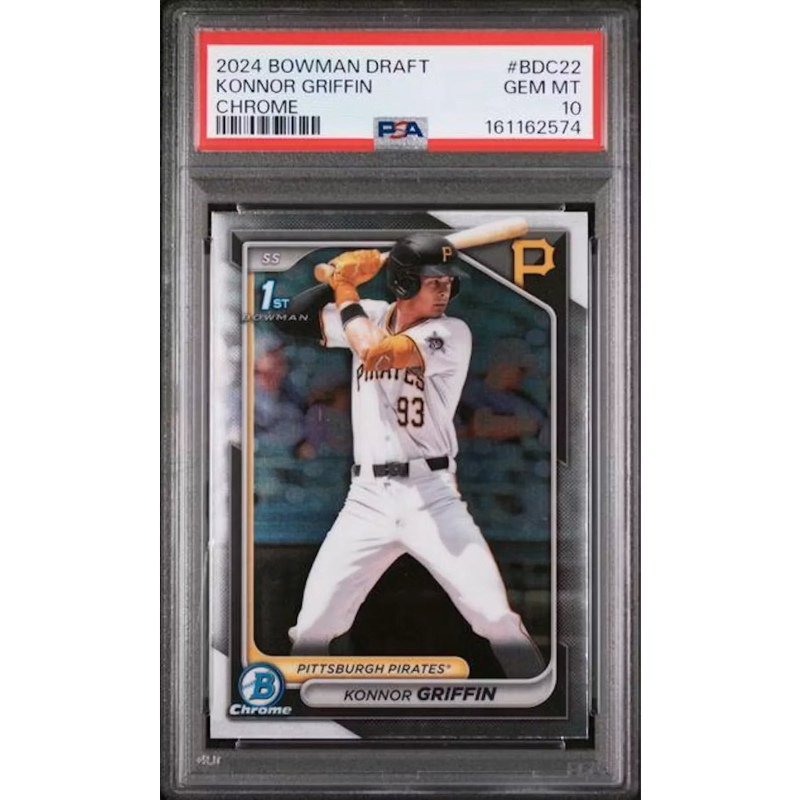 Konnor Griffin 2024 Topps Bowman Draft Chrome #BDC22 | PSA 10