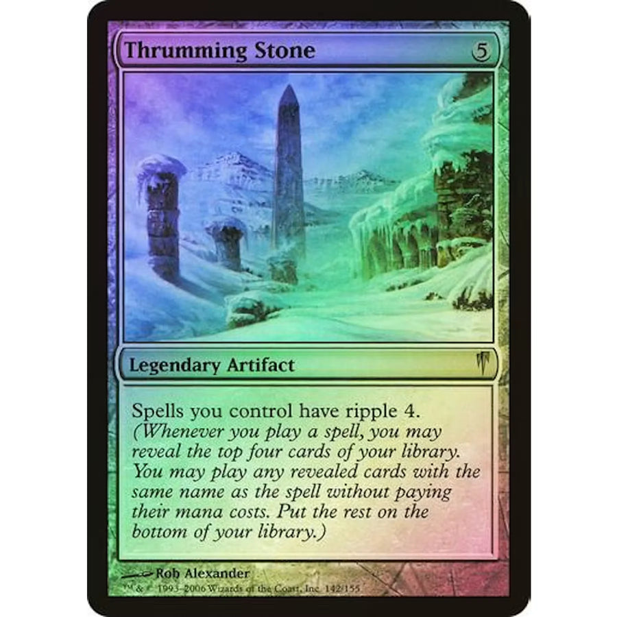 Magic the Gathering Thrumming Stone Foil | Coldsnap Rare | Near Mint