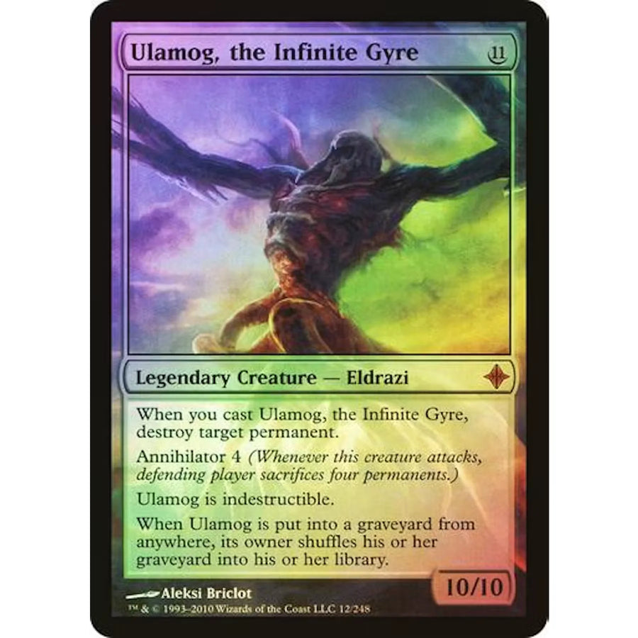 Ulamog, the Infinite Gyre Foil | Rise of the Eldrazi Mythic Rare | Near Mint