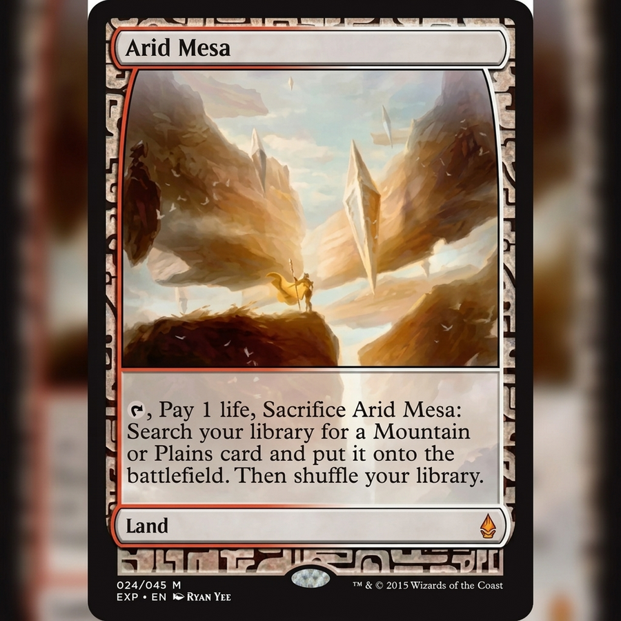 Magic the Gathering Arid Mesa Zendikar Expedition Foil | Near Mint