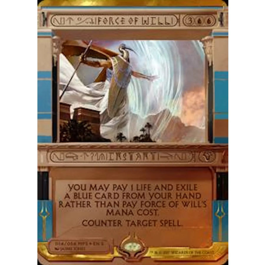Force of Will Amonkhet Invocation Foil | Near Mint