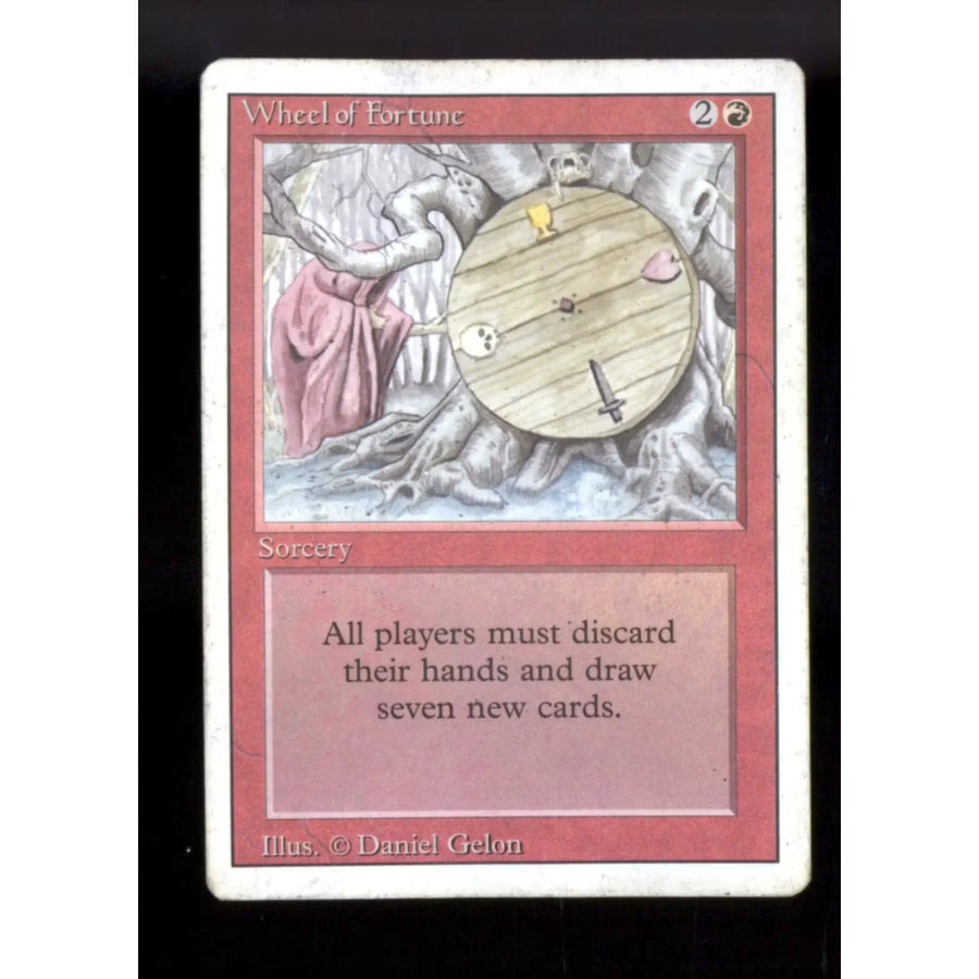 Wheel of Fortune Magic the Gathering 3rd Edition Revised | Rare | Heavy Play