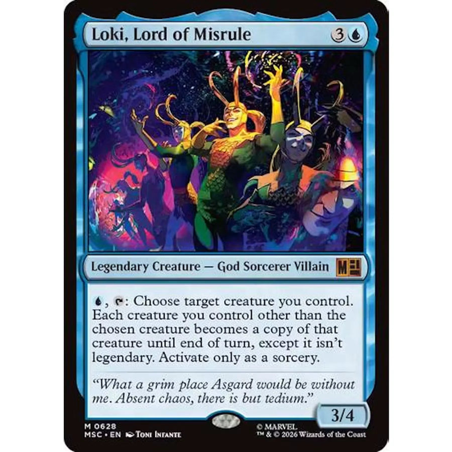Magic the Gathering Loki, Lord of Misrule | Marvel Super Heroes | Near Mint