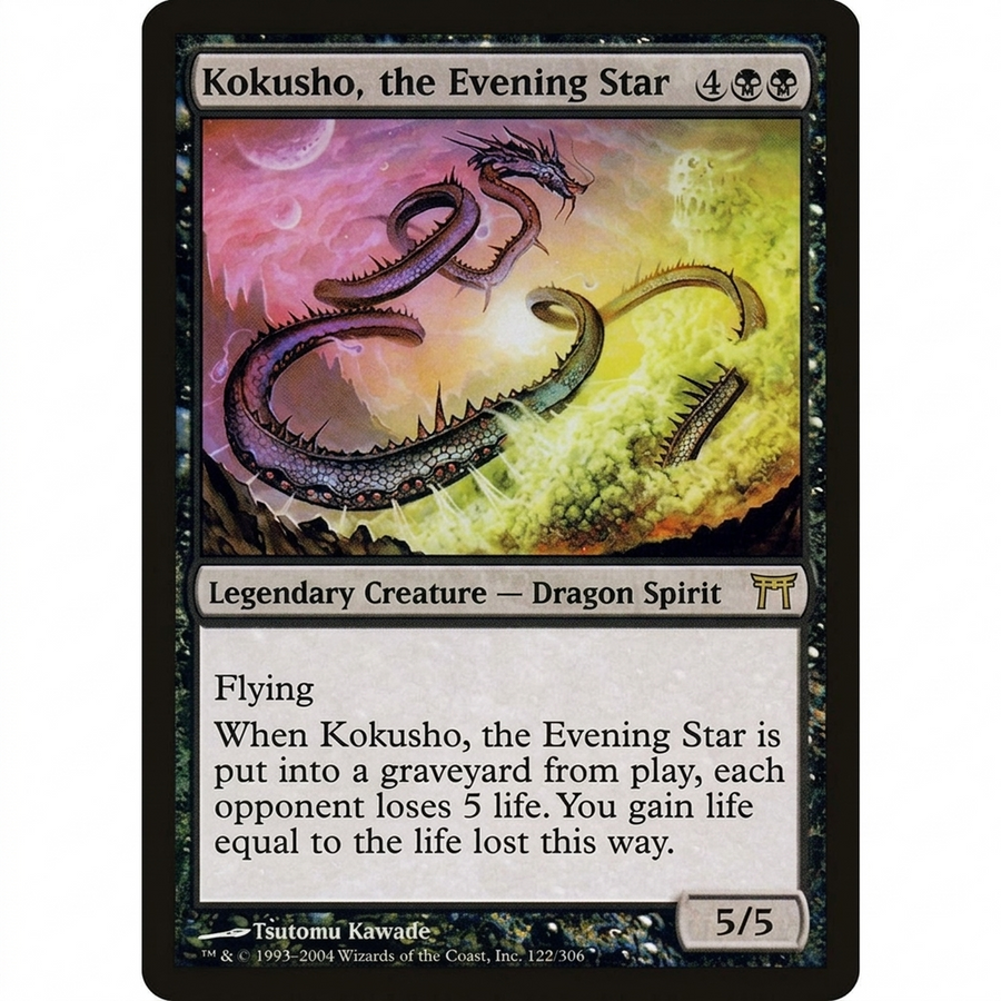 Kokusho, the Evening Star Foil | Champions of Kamigawa | Near Mint