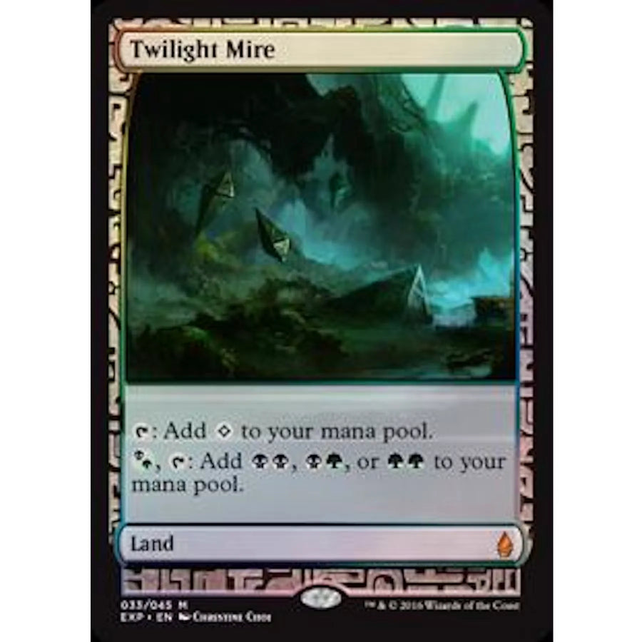 Magic the Gathering Twilight Mire Zendikar Expedition Foil | Near Mint