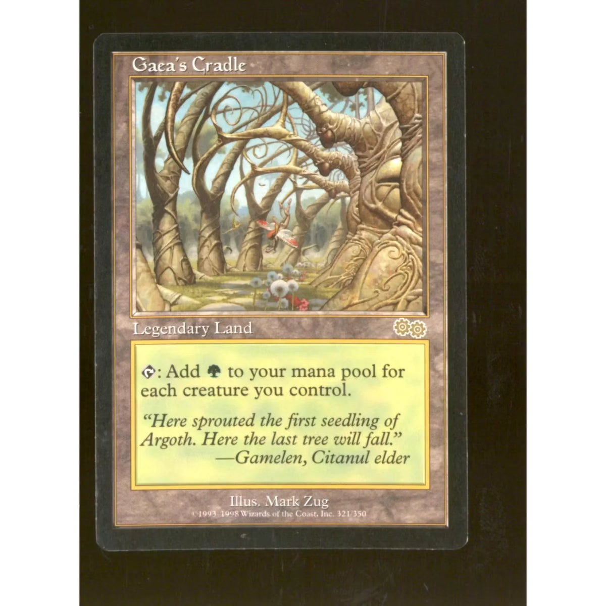 Magic the Gathering Gaea's Cradle | Urza's Saga Near Mint