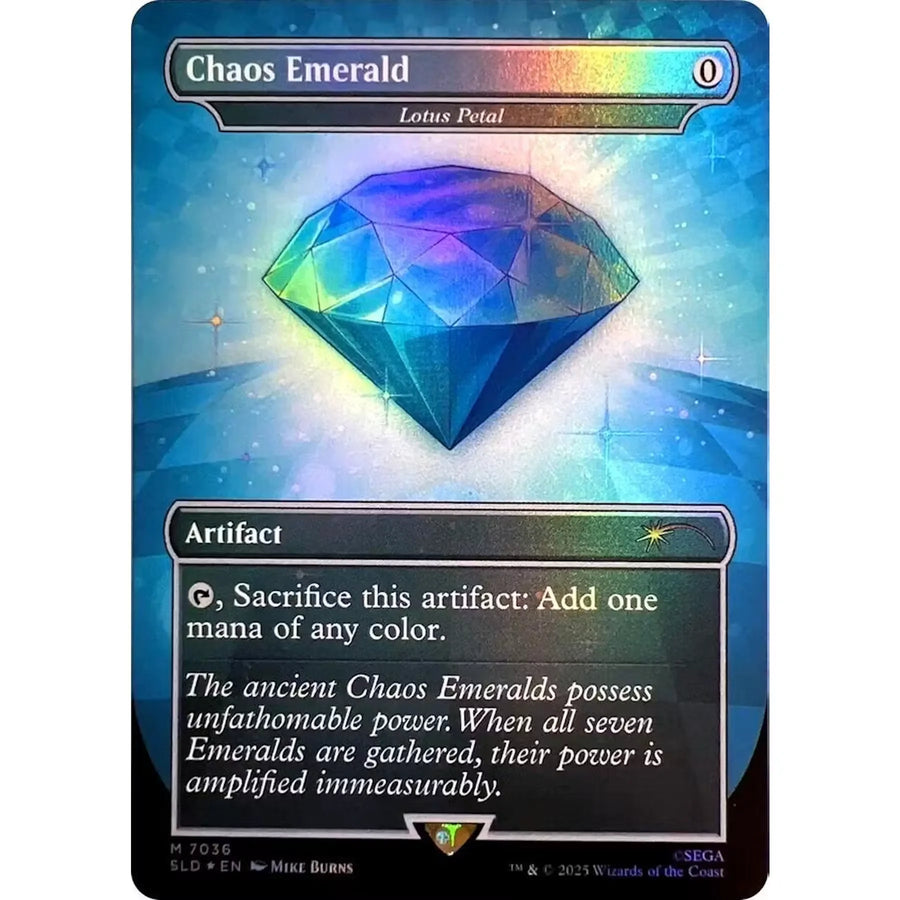 Magic the Gathering Lotus Petal Sonic Secret Lair | FOIL Near Mint