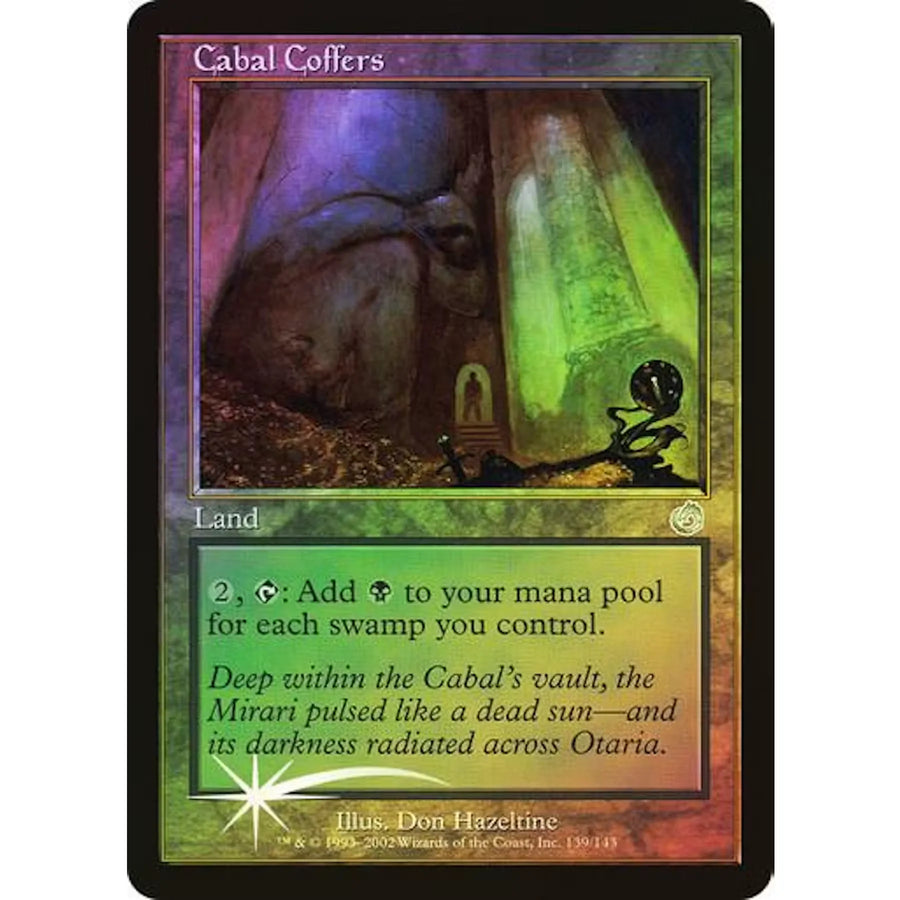 Magic the Gathering Cabal Coffers Foil | Torment Uncommon | Heavy Play