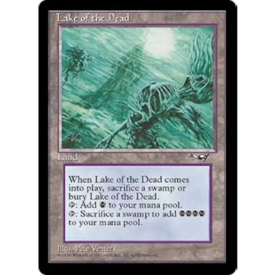 Magic the Gathering Lake of the Dead | Alliances Rare | Light Play