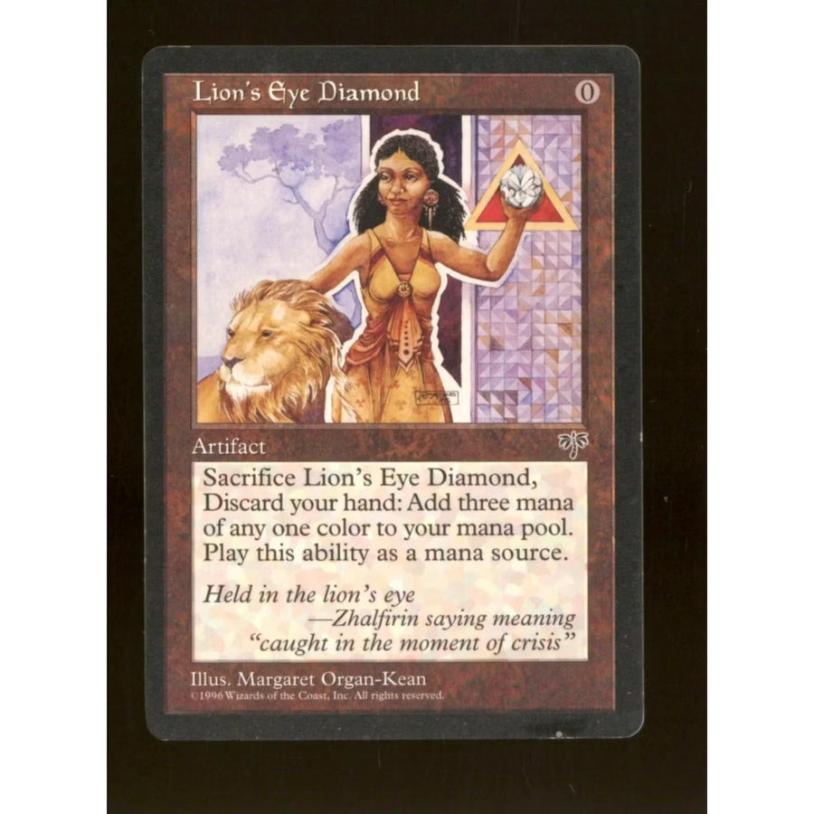 Magic the Gathering Lion's Eye Diamond Mirage Rare | Near Mint